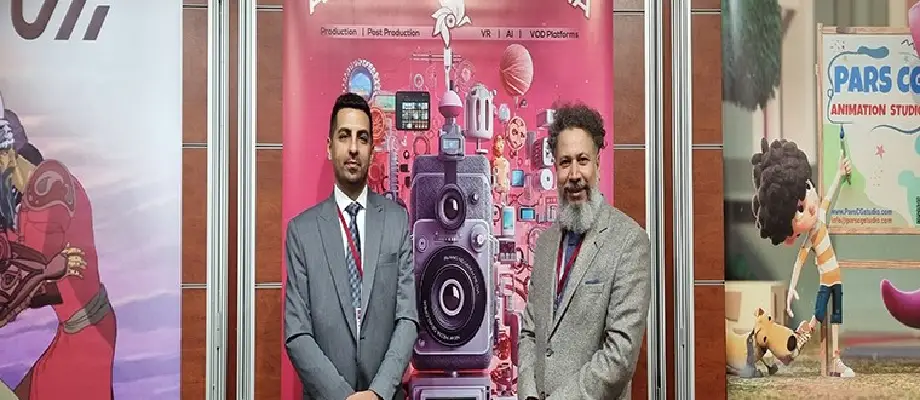 حضور شرکت رسانه آونگ نگاره از واحدهای فناور پارک علم و فناوری کردستان در بازار جهانی محتوا