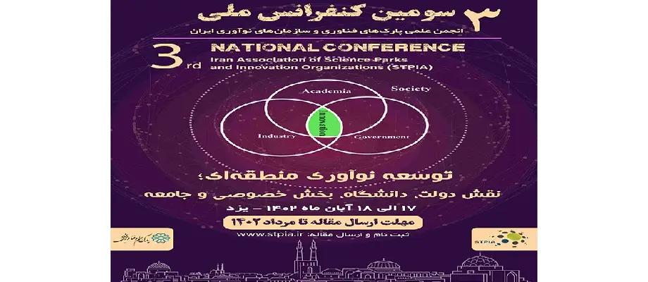 سومین کنفرانس ملی پارک‌های علم و فناوری و سازمان‌های نوآوری ایران
