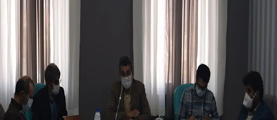 نشست مجازی مشترک رئیس و مسئولان پارک