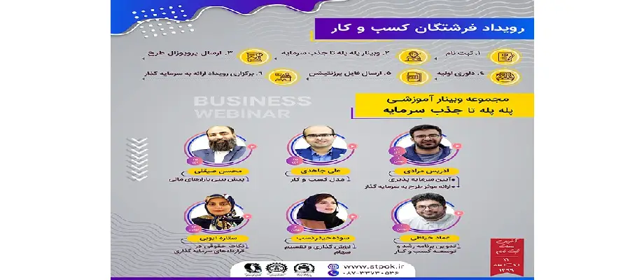 لینک ورود به وبینار "رویداد فرشتگان کسب و کار