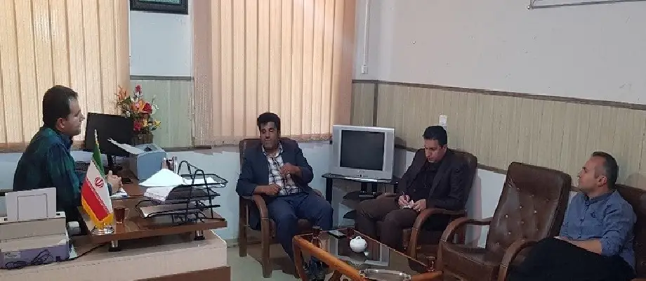 دیدار مدیر مرکز مریوان با بخشدار مرکزی