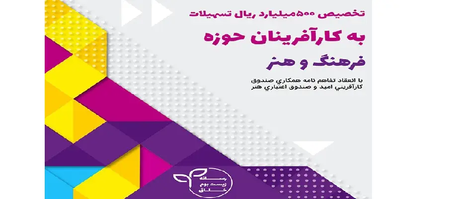 تفاهم‌نامه همکاری صندوق کارآفرینی امید و صندوق اعتباری هنر