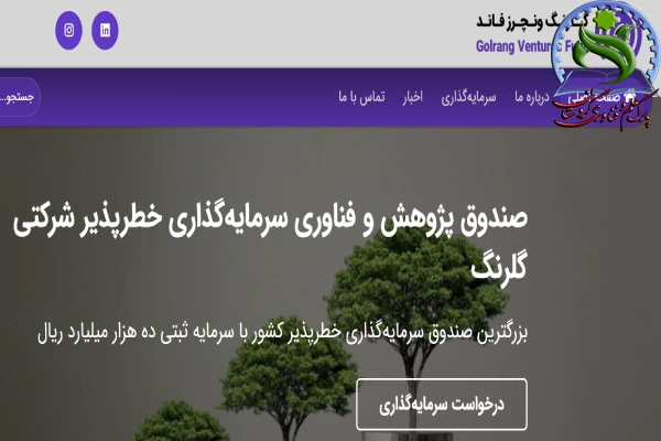 سرمایه گذاری خطر پذیر گلرنگ