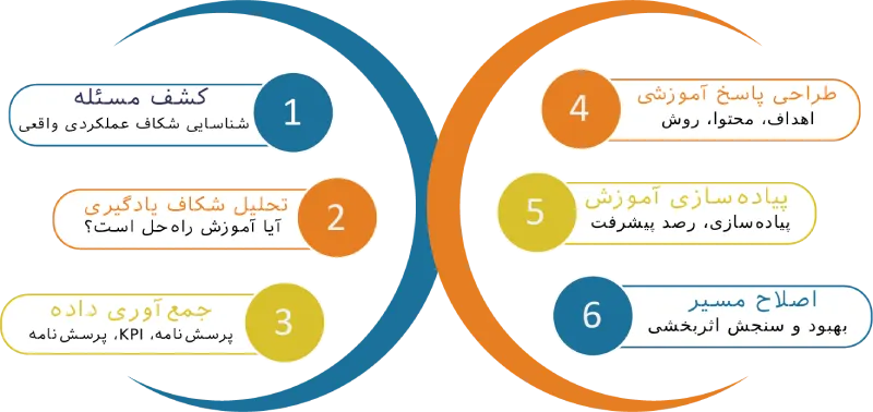 فرایند آموزش سازمانی: از تشخیص تا تحول
