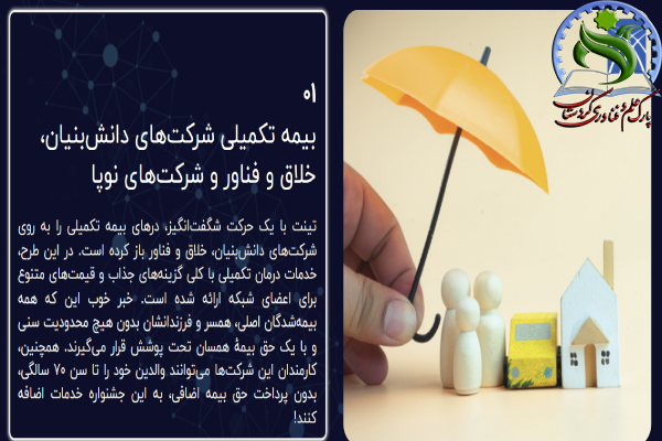 بیمه تکمیلی شرکت‌های دانش بنیان از تینت