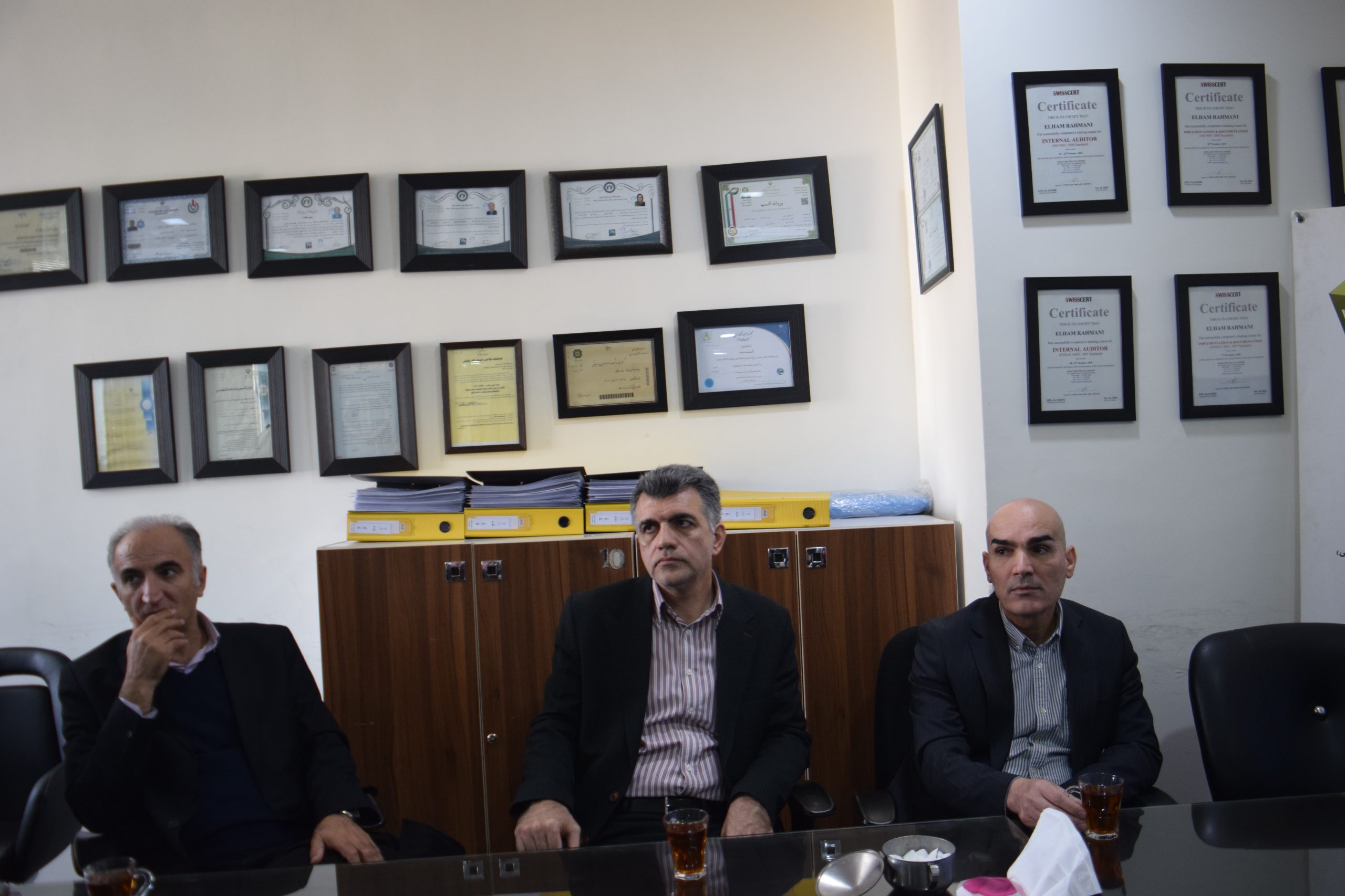 بازدید دکتر سید محمدباقر جعفری مدیر کل امور دانشجویان بین‌الملل از محصولات فناور و دانش بنیان پارک علم و فناوری کردستان